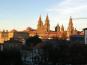 Vista de la Catedral de Santiago de Compostela desde la Alameda.