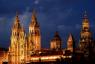 Catedral de Santiago de Compostela de noche